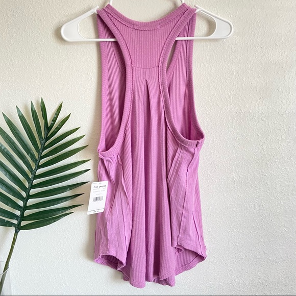 NWT. We the Free Euphoric Lilac Racerback Tank Top - Picture 5 of 6